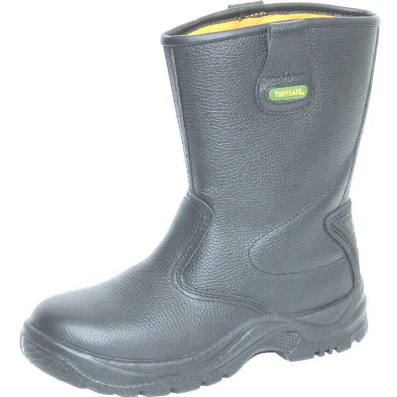 Tuffsafe Rigger Boot S3 Lined W/Resist Black RAT07 SZ.7