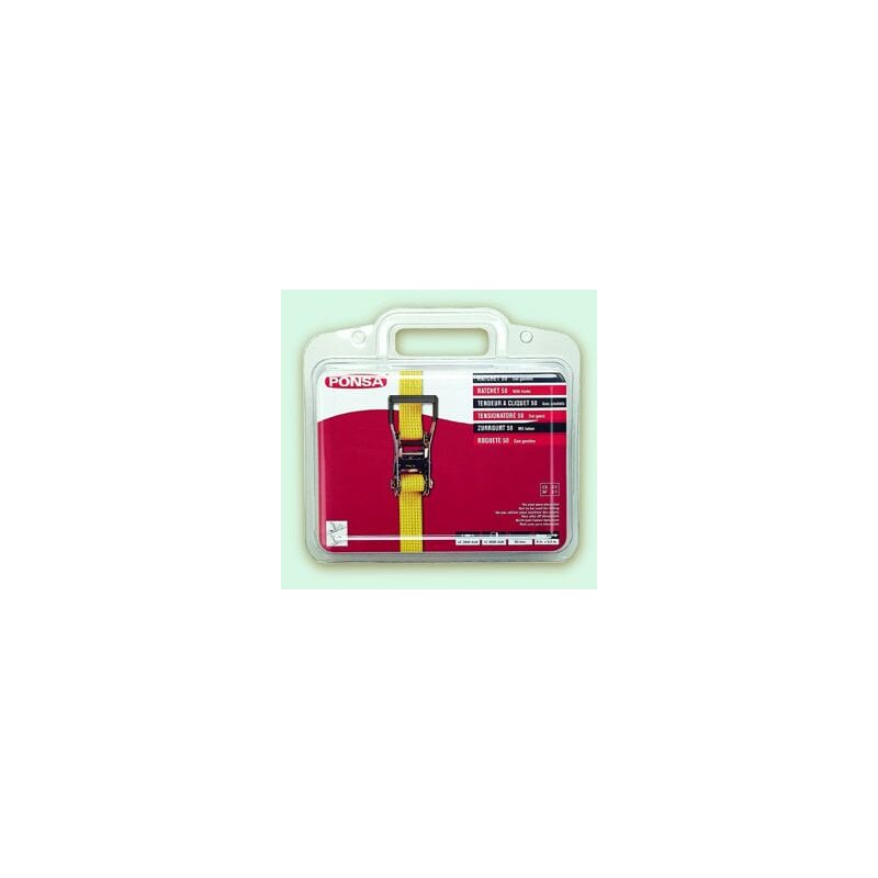

Industrias Ponsa - RATCHET 8,5M X 50MM 5T 2 GANCHOS CERRADOS