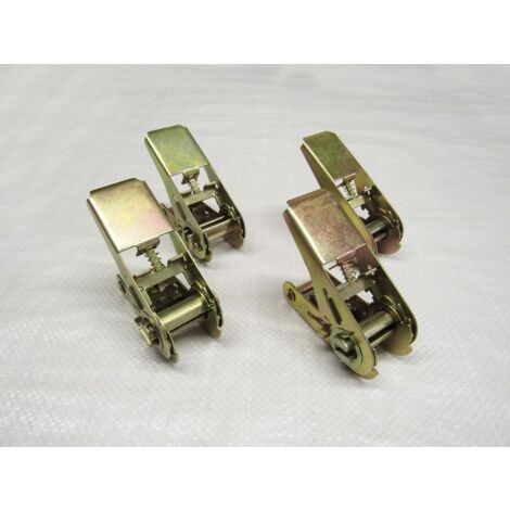 Ratchet Handles Pressed 25MM x4 (0.85T Yellow Passivated Replacement Lashing Tie Down Secure)