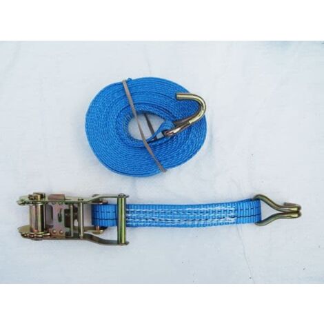 Ratchet Straps 35MM 6M 2T X1 (Tie Down Cargo Heavy Duty Truck Lorry Lashing Claw Hook)
