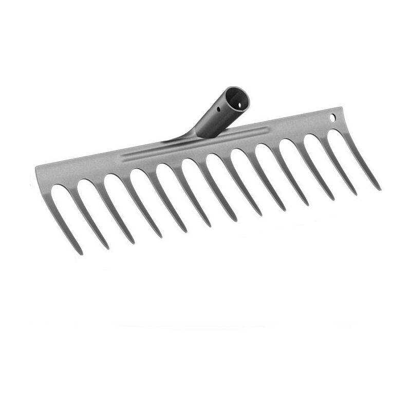 Largeight - Râteau à Chaume Robuste à pour Pelouse Outil De Jardinage en Matériau Robuste Râteau Dextérieur pour Un Ameublissement Efficace du Sol,13