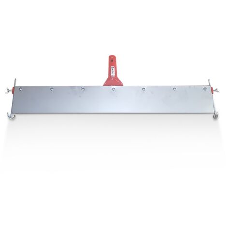 Râteau à ragréage 70 cm – Hauteur réglable 0 à 55 mm – Compatible avec manche télescopique – Pour surfaces planes et uniformes – Dekor