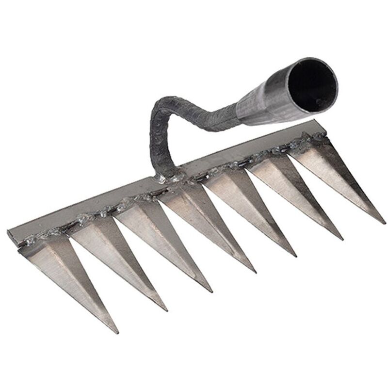 SNQ - Râteau à tapis désherbage houe râteau outil agricole désherbage scarificateur artefact outils agricoles (7 dents)
