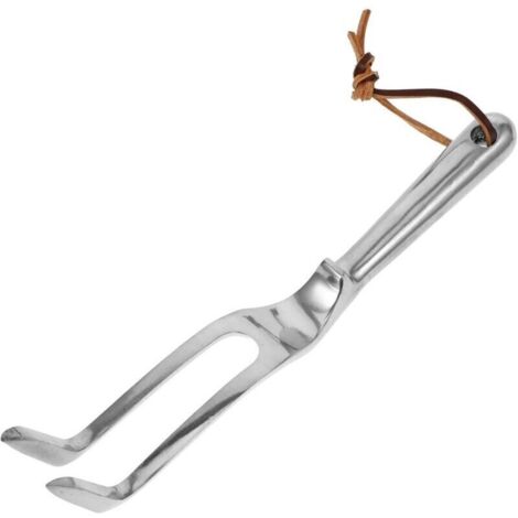 Râteau De Jardin Métal Manche Ergonomique, Petit Râteau à Main pour Désherber Et Ameublir Le Sol, Outils De Jardinage à Main pour Pelouses Et Plates-Bandes, Usage Domestique Et Randonnée,