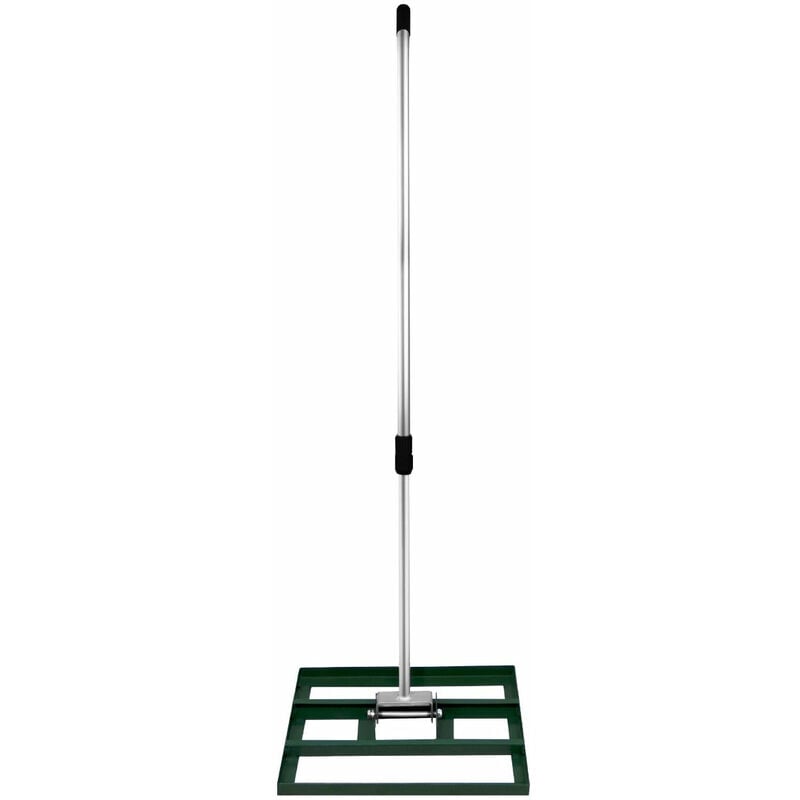 T-mech - Râteau de Nivellement de Pelouse en Acier Galvanisé Vert 50 cm Largeur Manche Extensible Jusqu'à 190cm - Parfait pour Mettre à plat : Cour