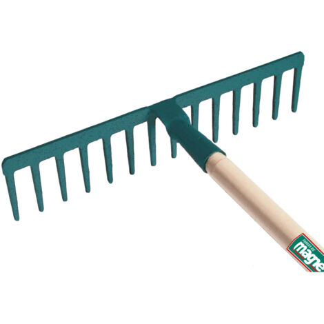 RATEAU DOUILLE FORGEE 16 DENTS DROITES SANS MANCHE FORGES DE MAGNE - 363160