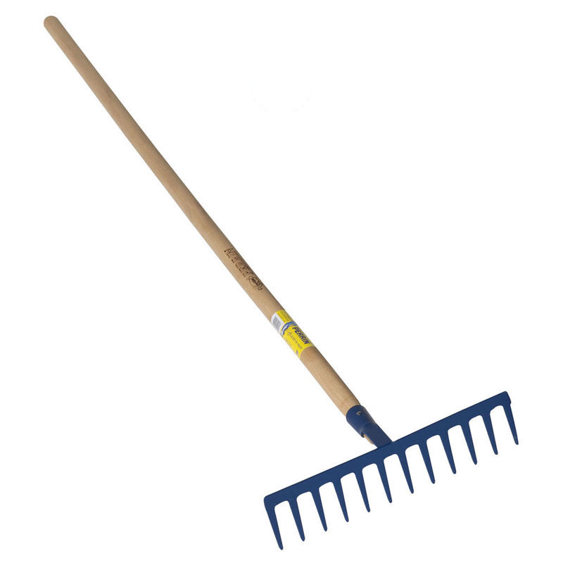 Outils Perrin - rateau forge 14 dents droites emmanché manche 1.65 m perrin - 515214