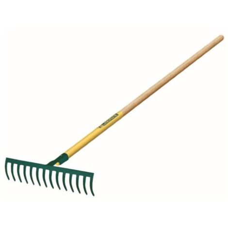 Râteau forgé 16 dents courbes manche bois 150 cm certifié PEFC