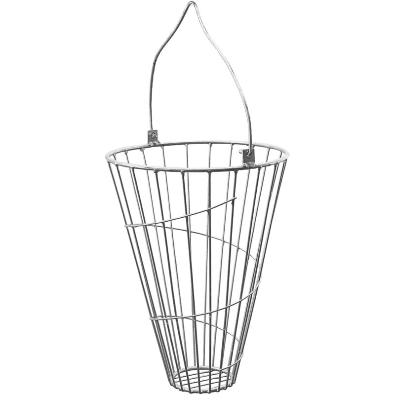 Kerbl - Râtelier à foin conique métal • Mangeoire grands mammifères