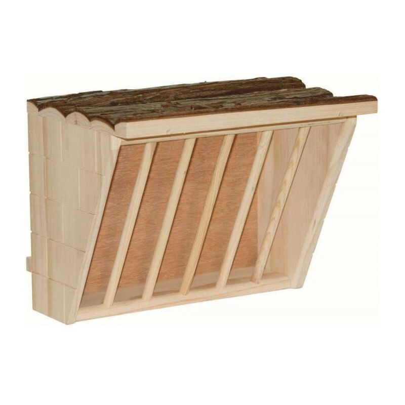 Ratelier a foin Nature XL - 28 x 20,5 x 22 cm - Pour rongeur - Kerbl