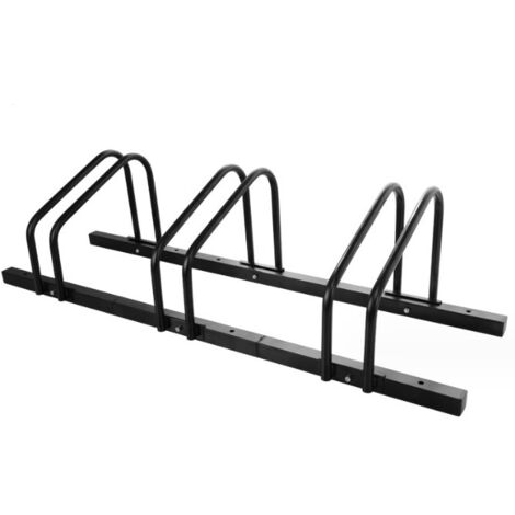 Ratelier velo Présentoir à vélos Supports multiples roues VTT pour 3 vélos