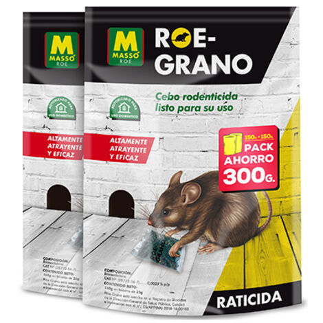 RATICIDA ROE-GRANO 150g+150g. 231616 MASSÓ