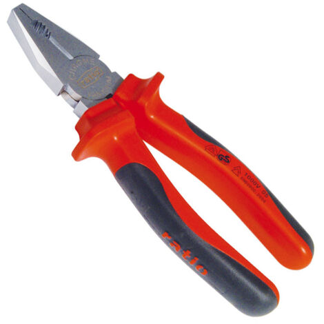 RATIO alicate aislado universal 200mm mango aislado 1000v. , 0BLISTER