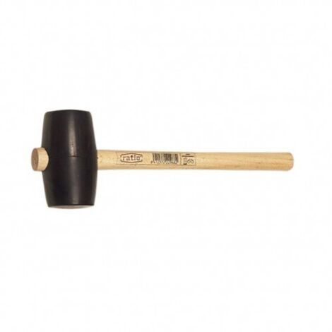 RATIO maza goma d58 mango madera barnizado , 0UNIDADES , RATIO maza goma d58 mango madera barnizado , 0UNIDADES