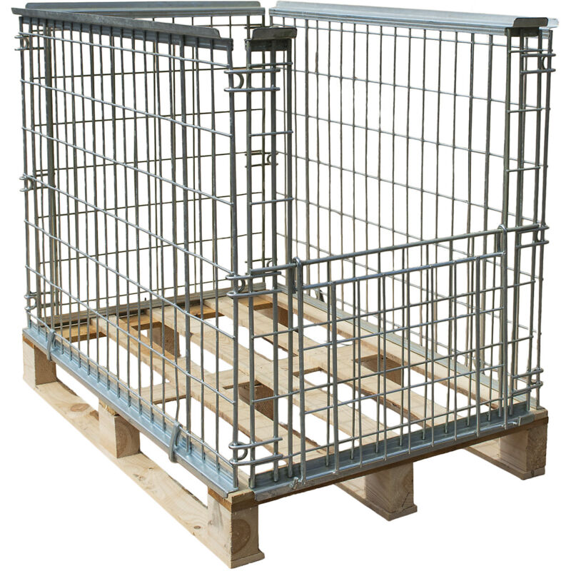 Certeo - ratioform, Rehausse grillagée pour palette pool-Europe, avec