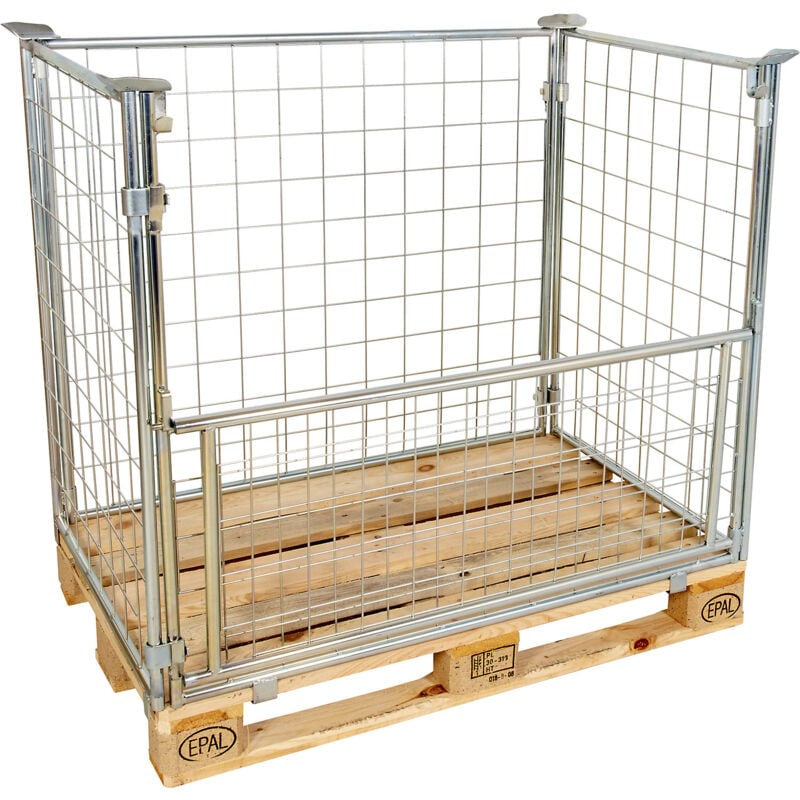 Eurokraftbasic - ratioform economy, Rehausse grillagée pour palette europe, avec