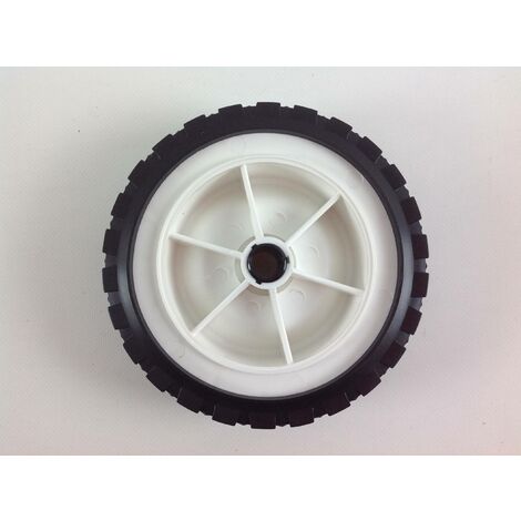 Ratioparts 150 mm Ruota in plastica, Colore: Nero