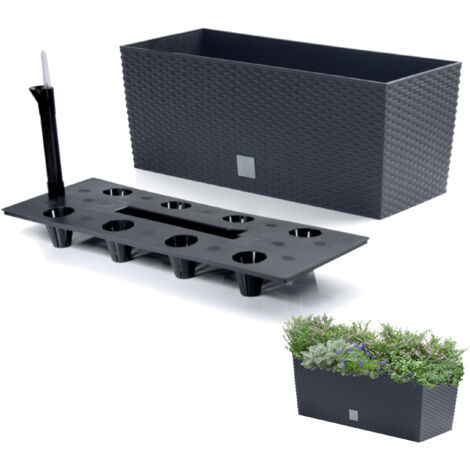 ZANVIC RATO Case DRTC500 Selbstbewässernder Topf Anthrazit