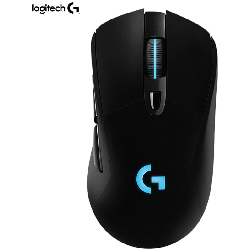 

Raton inalambrico para juegos G703 Ratones ergonomicos livianos con tecnologia inalambrica LIGHTSPEED Sensor HERO 25K 25600DPI Negro, Negro - Logitech