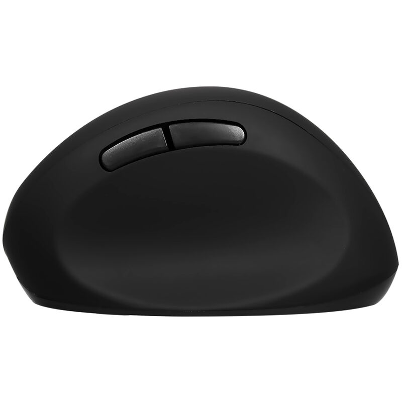 

Raton optico inalambrico de 2,4G Raton vertical Ratones ergonomicos de oficina de 6 teclas con DPI ajustable de 3 velocidades para PC portatil Negro,