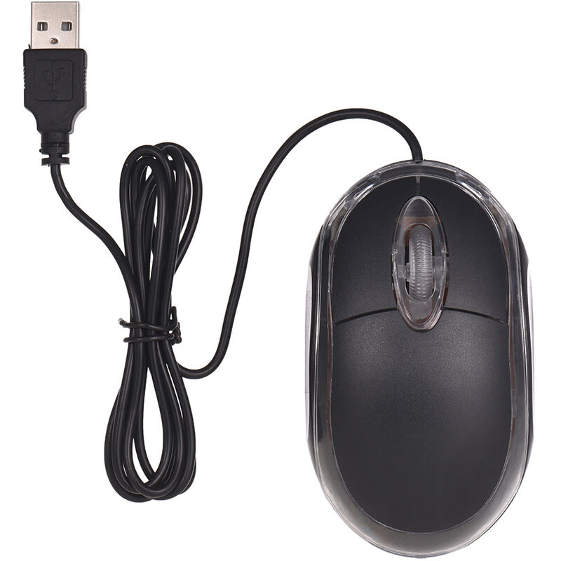 

Raton optico USB 3D, Negro