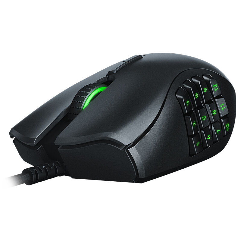 

Raton para juegos Razer Naga Trinity Ratones con cable Sensor optico de 16.000 ppp Iluminacion Chroma RGB Placa lateral reemplazable Configuraciones