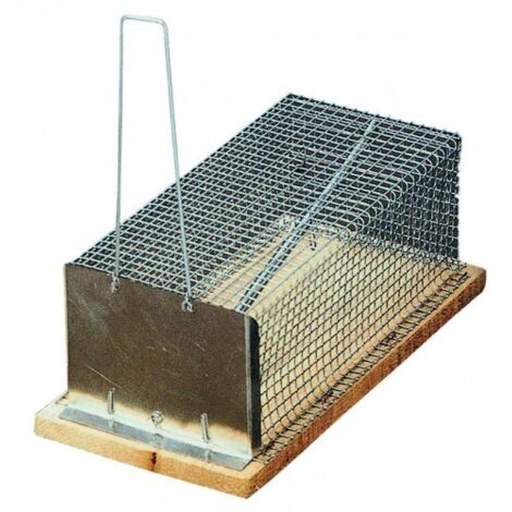 Ratonera 21cm 1 trampilla sauvic met. 5195
