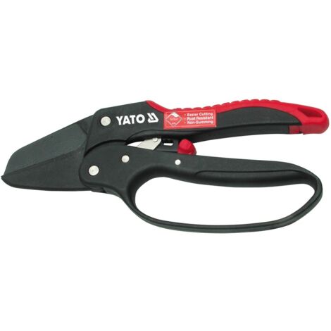 Ratschenschere Knarrenscheren Gartenschere Schere Länge 20 cm Schneiddurchmesser  Ø 19 mm