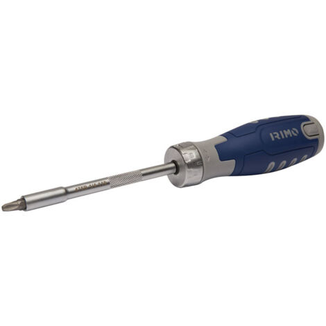 Ratschenschraubendreher mit 12 Bithalter 1/4" 475r-1/4-110 irimo