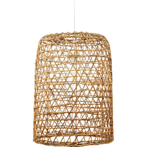 Rattan-Deckenlampe - Boho-Bali-Design-Pendelleuchte - Lian Natural wood