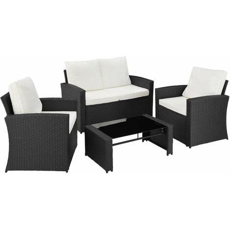 Rattan garden furniture lounge Lucca - garden sofa, rattan sofa, garden sofa set
