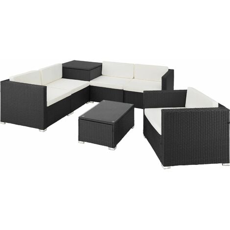 Rattan garden furniture lounge Pisa, variant 1 - garden sofa, garden corner sofa, rattan sofa