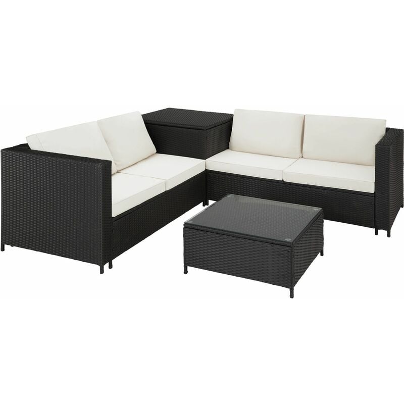 Rattan garden furniture lounge Siena - garden sofa, garden corner sofa ...