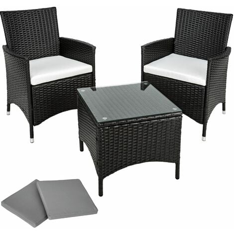 Rattan garden furniture set Athens 2 chairs + table - garden tables and chairs, garden furniture set, outdoor table and chairs
