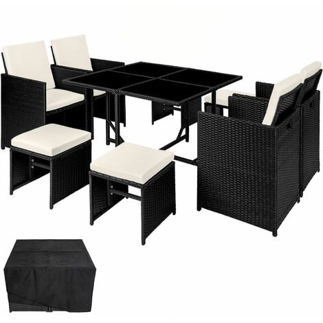 Best Cube Rattan Garden Furniture - Cube 4 Seater Rattan Effect Patio Set Black 459 Best Cube Rattan Garden Furniture - Cube 4 Seater Rattan Effect Patio Set Black 459
