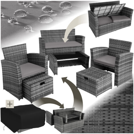 Rattan garden furniture set Modena - garden sofa, garden sofa set, rattan sofa