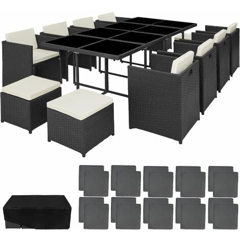 Rattan garden furniture set New Orleans - garden tables and chairs, garden furniture set, outdoor table and chairs