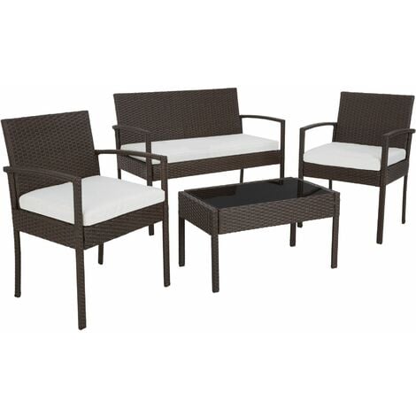 Rattan garden furniture set Sparta 3+1 - garden tables and chairs, garden furniture set, outdoor table and chairs