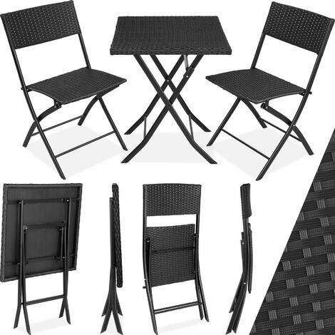 main image of "Rattan garden furniture set Trevi - garden tables and chairs, garden furniture set, outdoor table and chairs"