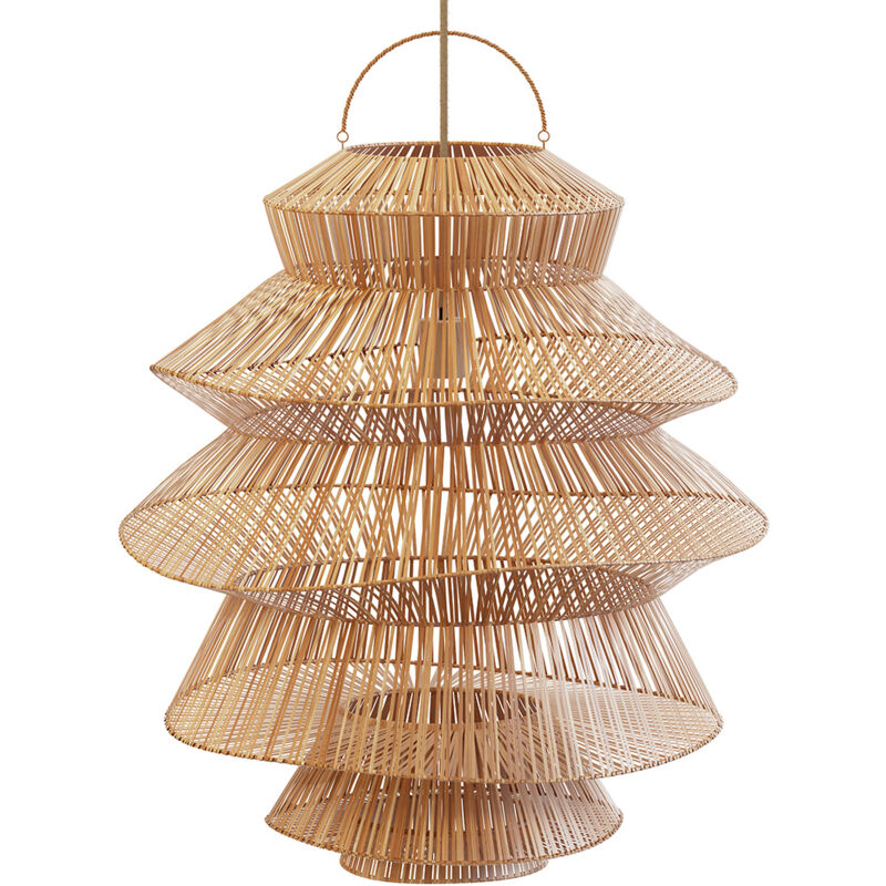 Rattan Pendant Lamp - Boho Bali - Ferta Natural