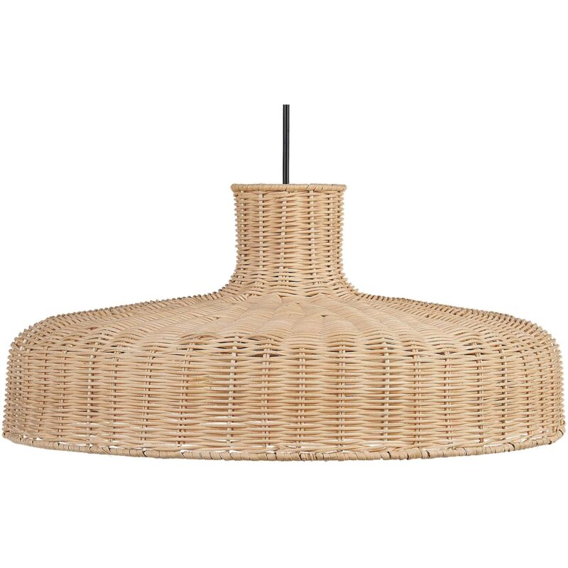 Rattan Pendant Lamp Hand Woven Wicker Ceiling Light Natural Tamarin