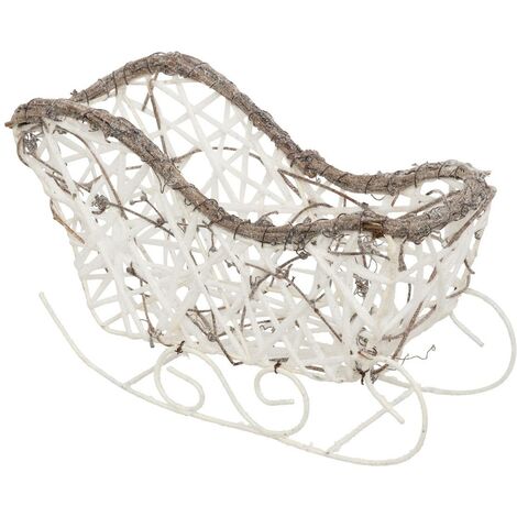 Rattan traineau l25cm - Feeric lights & christmas