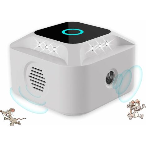 Rattenvertreiber, Ultraschall-Insektenvertreiber für Nagetiere, 1 Packung, elektronischer Ultraschall-Schädlingsvertreiber für Nagetiere, Insekten, Ultraschallmäuse, Ratten, Mücken, Kakerlaken, Spinne