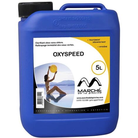 Rattrapage eaux vertes piscine OXYSPEED AquaPiscine bidon 5L