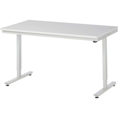 RAU Arbeitstisch adlatus 150 elektrisch höhenverstellbar Arbeitsplatte mit Melaminharzbeschichtung 1500 mm x 800 mm