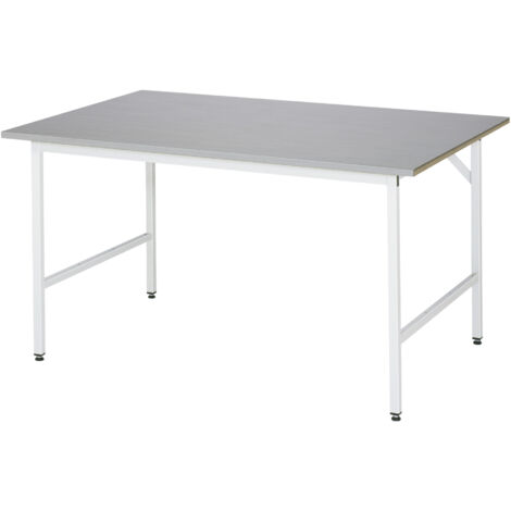 Rau Arbeitstisch Jerry höhenverstellbar, B1500xT1000xH800-850mm, ES-Platte-28mm