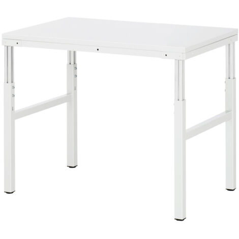 Rau Basis-Arbeitstisch Melamin BxTxH 1000x700x650-1000mm