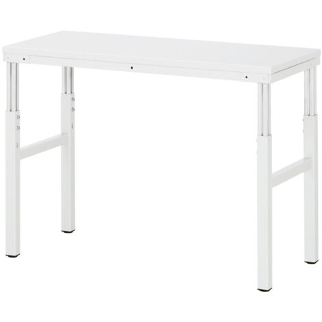 Rau Basis-Arbeitstisch Melamin BxTxH 1200x500x650-1000mm