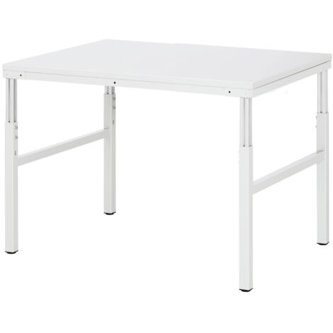 Rau Basis-Arbeitstisch Melamin BxTxH 1200x900x650-1000mm