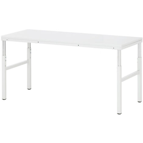 Rau Basis-Arbeitstisch Melamin BxTxH 1800x700x650-1000mm